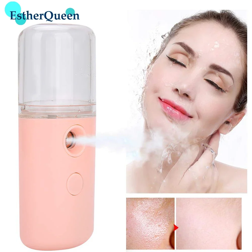 

Mini Facial steamer&Facial humidifier&Nano mister,30ML,USB Charging Skin care&Face care,Moisturizing, use beauty devices