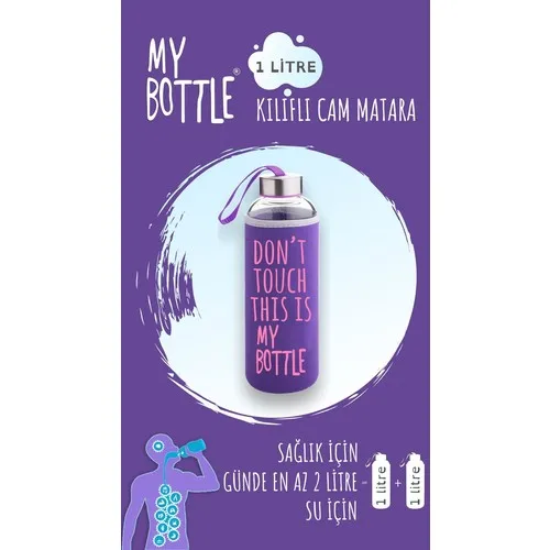 My Bottle Borosilicate Glass Flasks 1000 ml Water Bottle 1lt