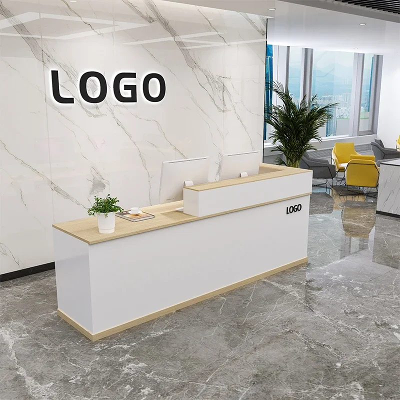 

Modern Classic Bar Counter Salon Senior Simple Luxury Reception Desk Glamour Unique Mostrador Negocio Commercial Furniture