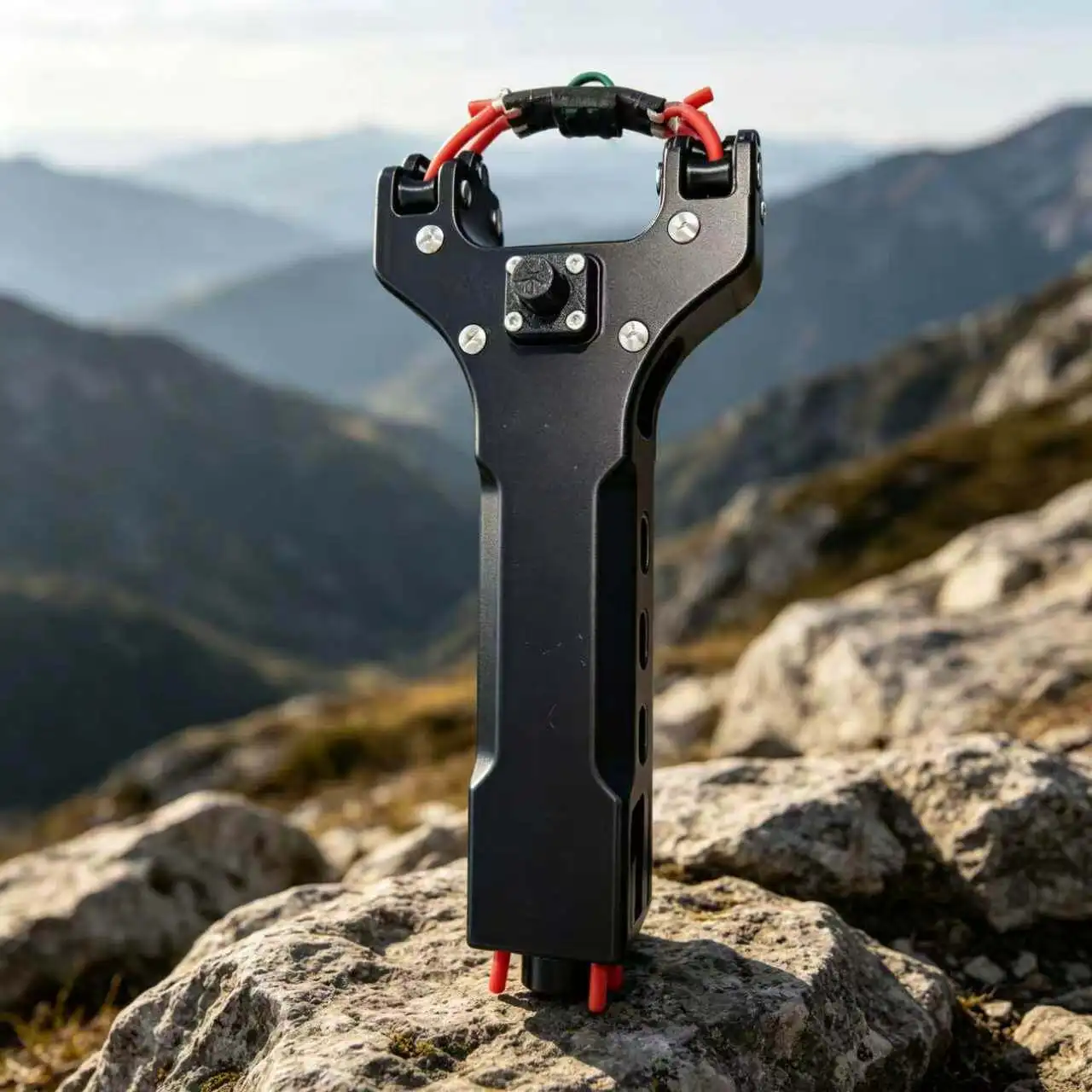 NEW Creative High Precision Rapid Fire Automatic Slingshot Clip Rubber Band Outdoor Hunting EDC Tool Part