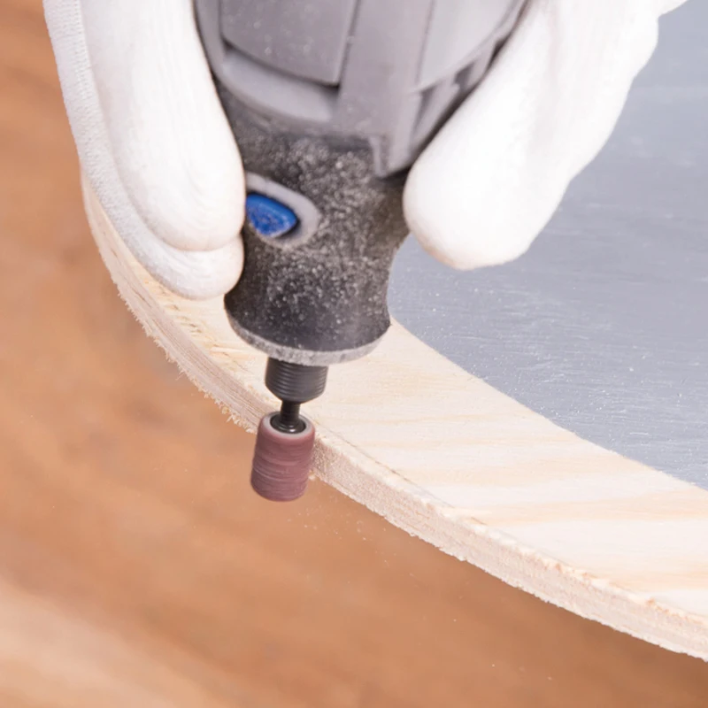 Imagem -04 - Dremel Drmp438 Kit de Lixamento Peças mm 120 Grit Abrasivo Ferramentas Rotativas Acessórios de Moagem