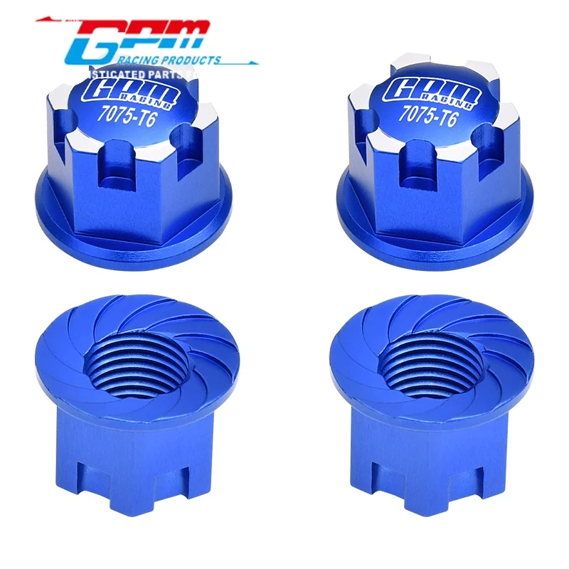 

GPM SLE005A АЛЮМИНИЕВЫЙ ЗАМОК КОЛЕСА 7075-T6 ДЛЯ TRAXXAS 1/8 SLEDGE / 1/10 E-REVO VXL 2.0 / MAXX 2.0 / 1/5 X-Maxx 6S/8S / 1/6 XRT