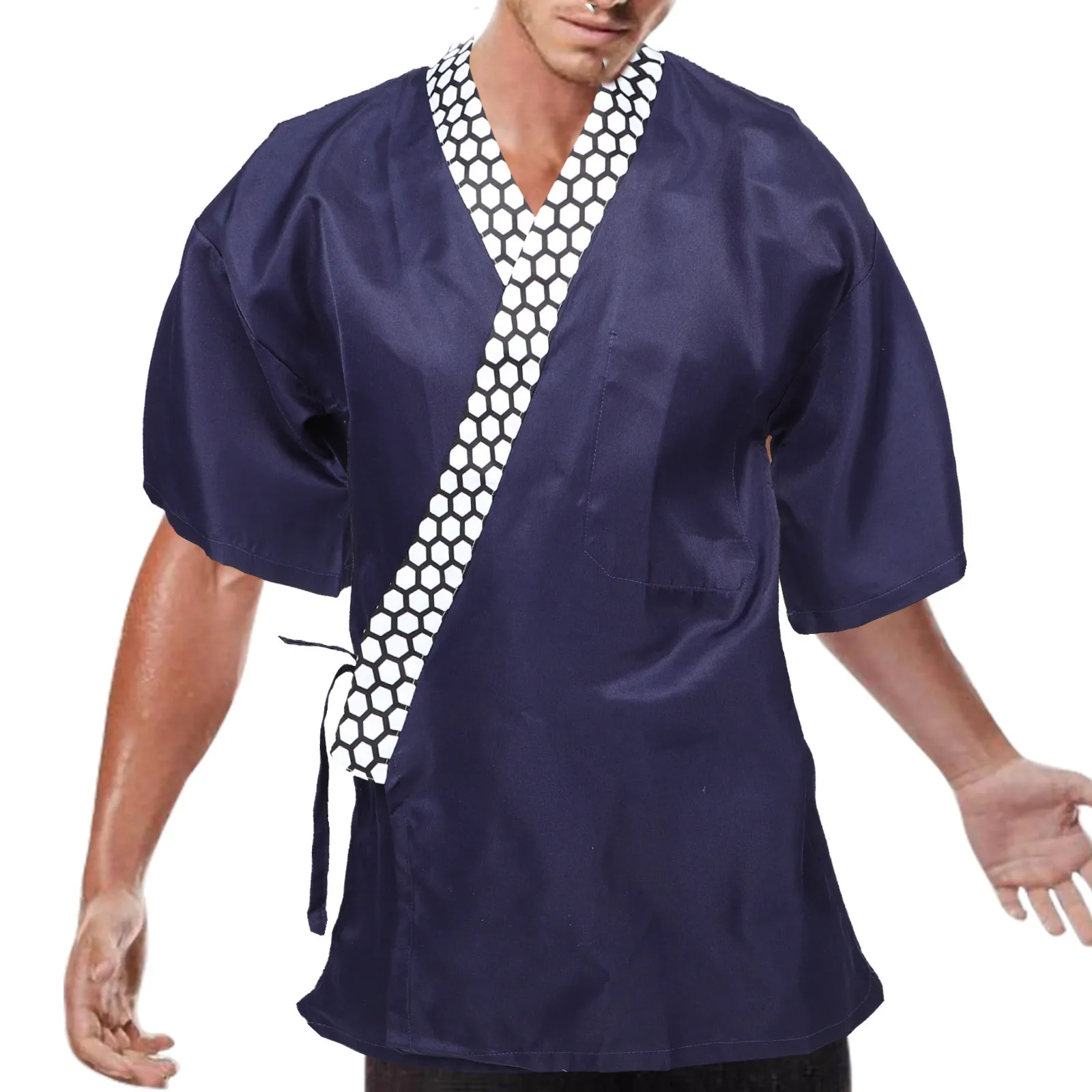 Kimono Jacket Sushi Coat Japanese Kimonos Japanese Small Chef Clothes Chef Sushi Kimono Jacket Coat