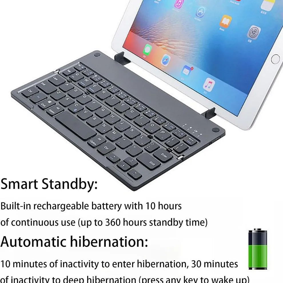 

Bluetooth folding keyboard, ultra-thin mini wireless mobile phone, computer tablet, and three systems