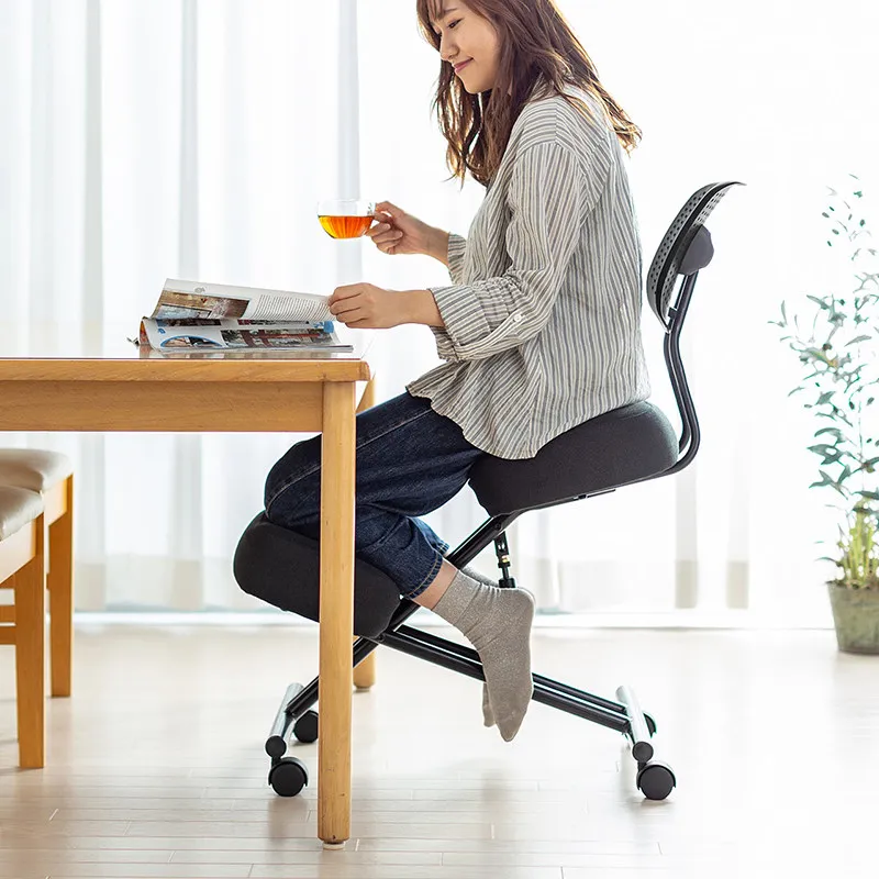 Ergonomic Kneeling Office Chair Adjustable Saddle Seat with Knee Rest Posture Correction Stool for Study & Home Work furniture