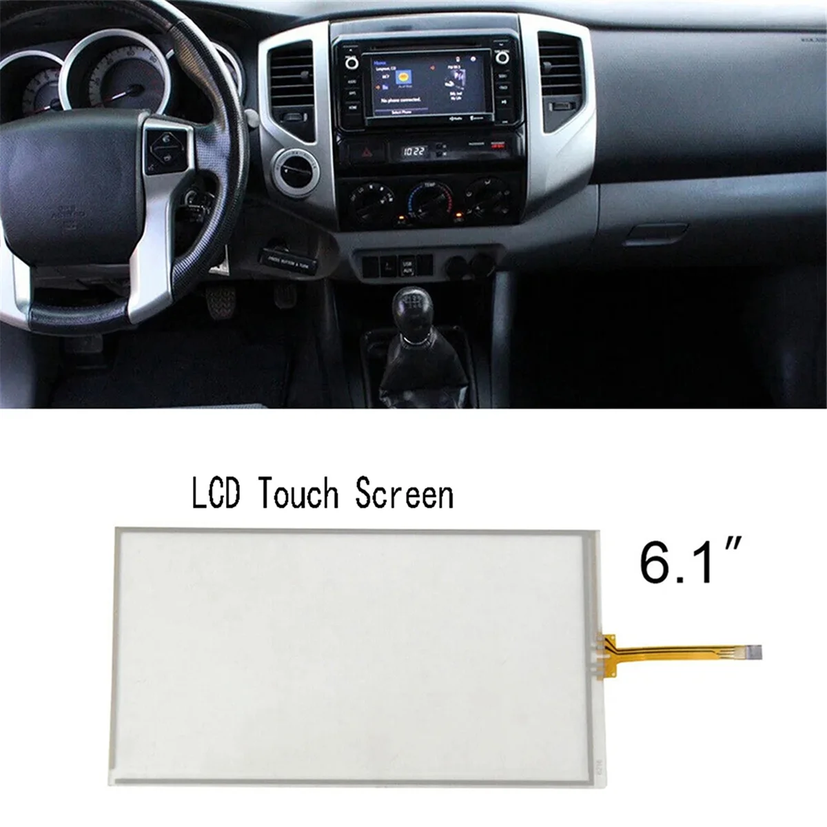 6.1inch Touch Screen Panel Digitizer Lens LCD Touch Screen for Toyota Tacoma 4RUNNER TUNDRA LA061WV1