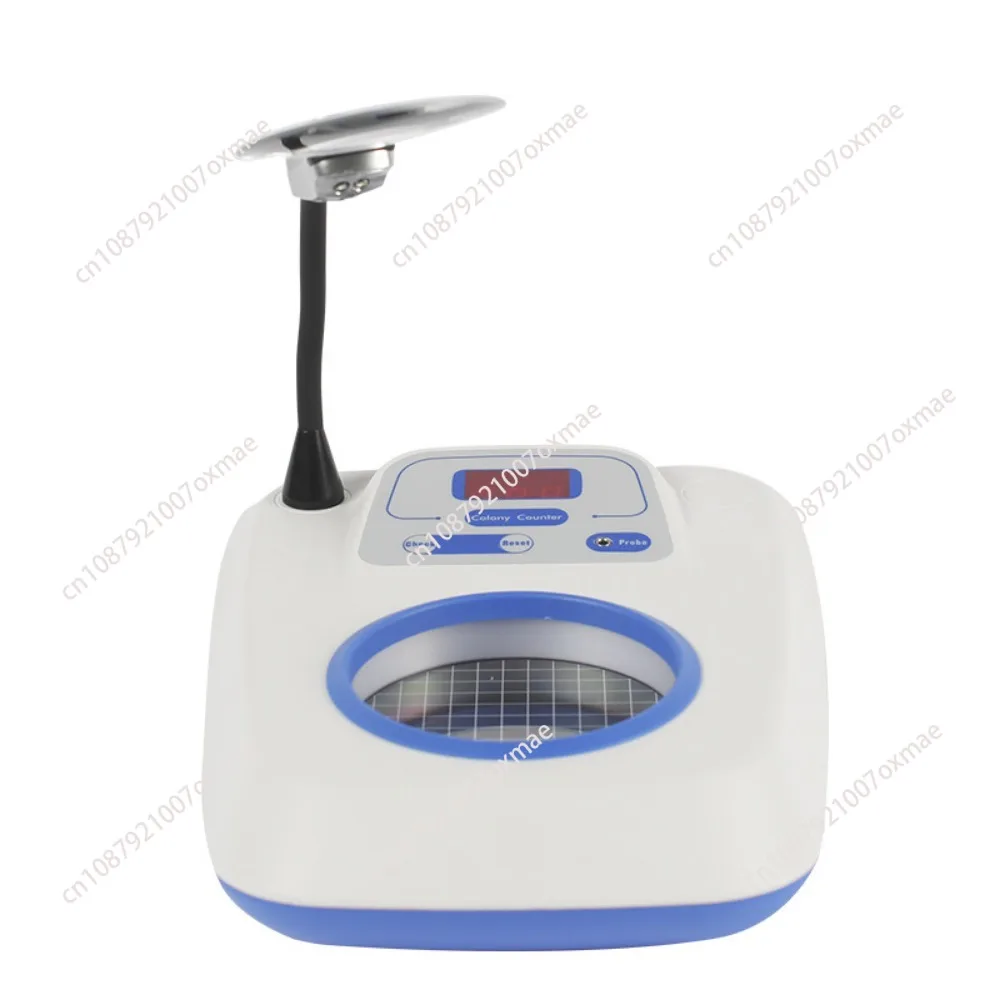 220V Laboratory Digital Display Colony Counter Bacteria Testing Equipment Bacteria Count Detector With 3/6X Magnifier