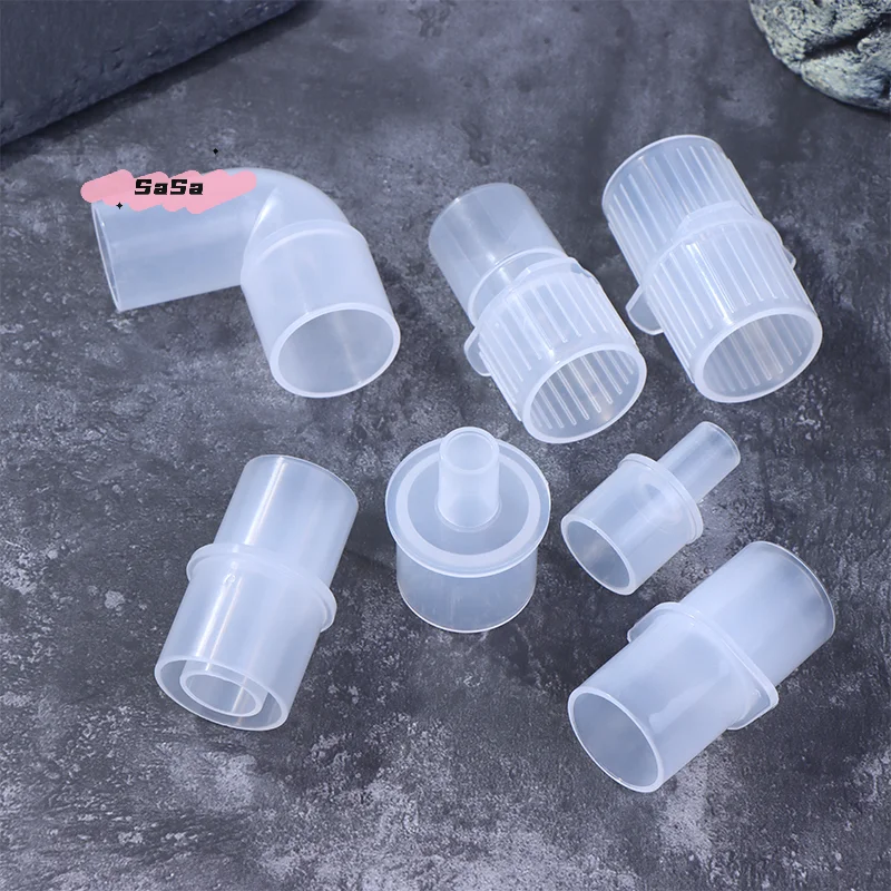 1 قطعة 15 مللي متر إلى 22 مللي متر التخدير دائرة التنفس المموج نظام موصل مستقيم للاستخدام البيطري مادة PP #2