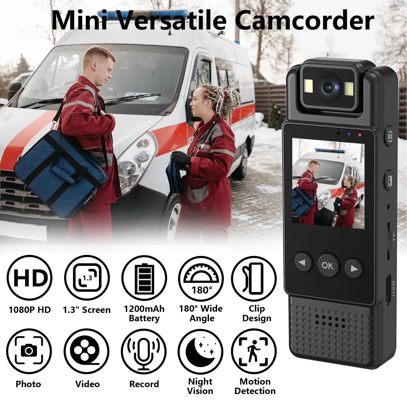 L12 Wifi Mini Camera 1080P Portable Digital Video Recorder Worn Police Small Body Cam Night Vision DV Miniature Camcorde