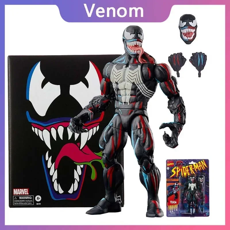 Anime Legends Retro Spider Man 6 Inch Venom Action Figure Sdcc Limited Edition Venom Figures Collectibl Model Toy doll Gift kid