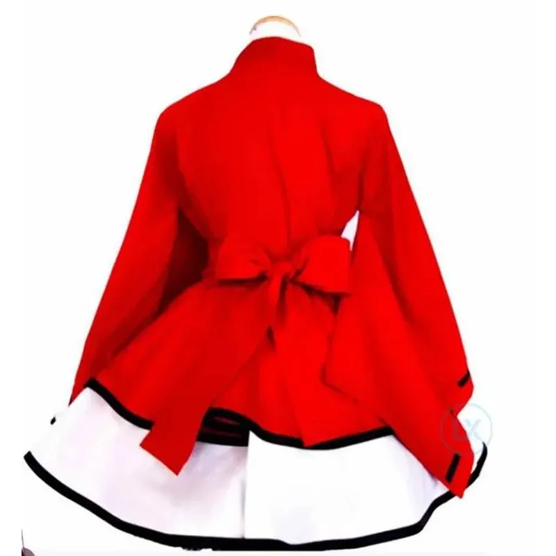 

CyAnime Cosplay Costume Lolita Inuyasha Kimono Dress Full Sets Custom Made Halloween Costume For Female Girls COS CLOTHES