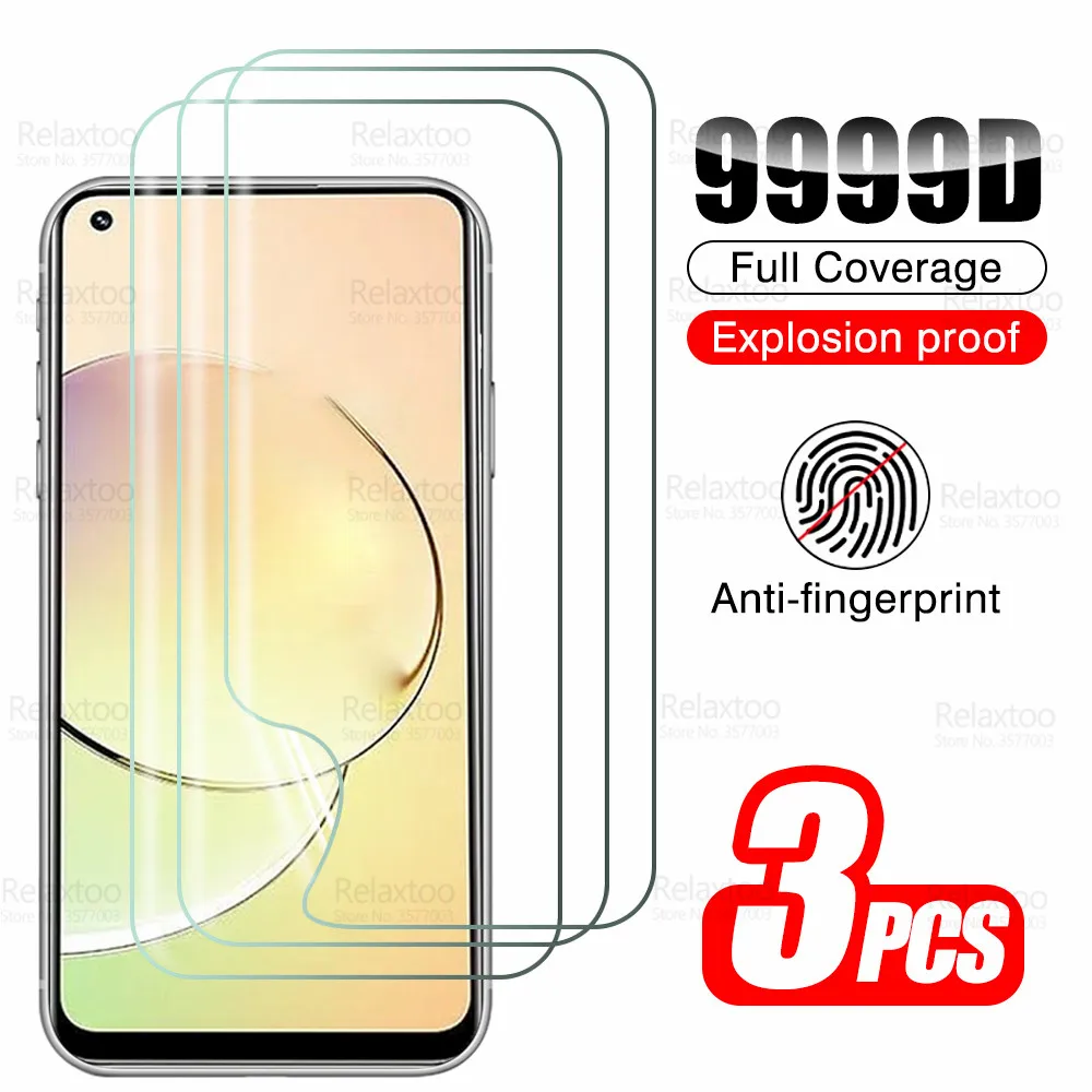 3Pcs Full Curved Hydrogel Film For Realme 10 Not Tempered Glass Screen Protector On Realme10 4G Reamle Realmy 10 6.4\