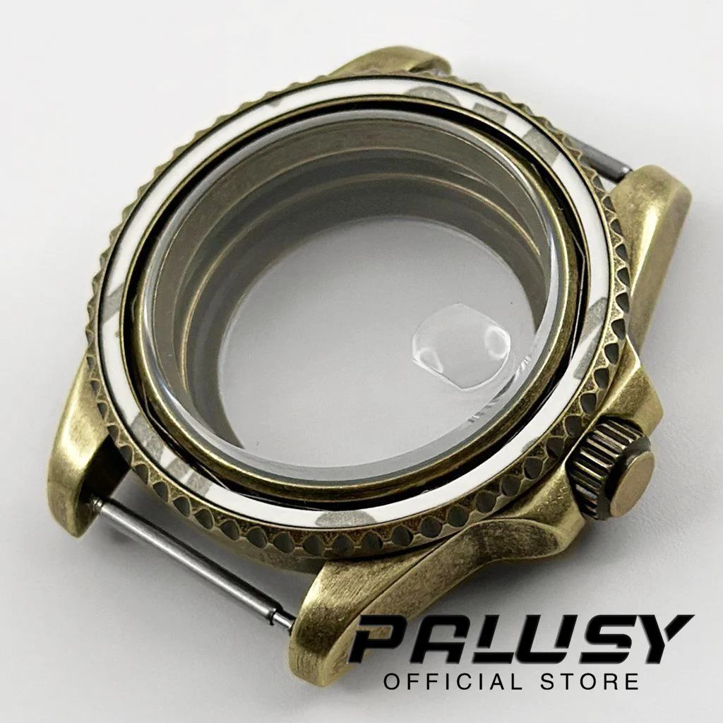 

40MM Waterproof NH34 NH35 NH36 NH38 NH39 NH70 NH72 Retro Bronze Sapphire Crystal Watch Case Stainless Steel ETA2824 PT5000 Case