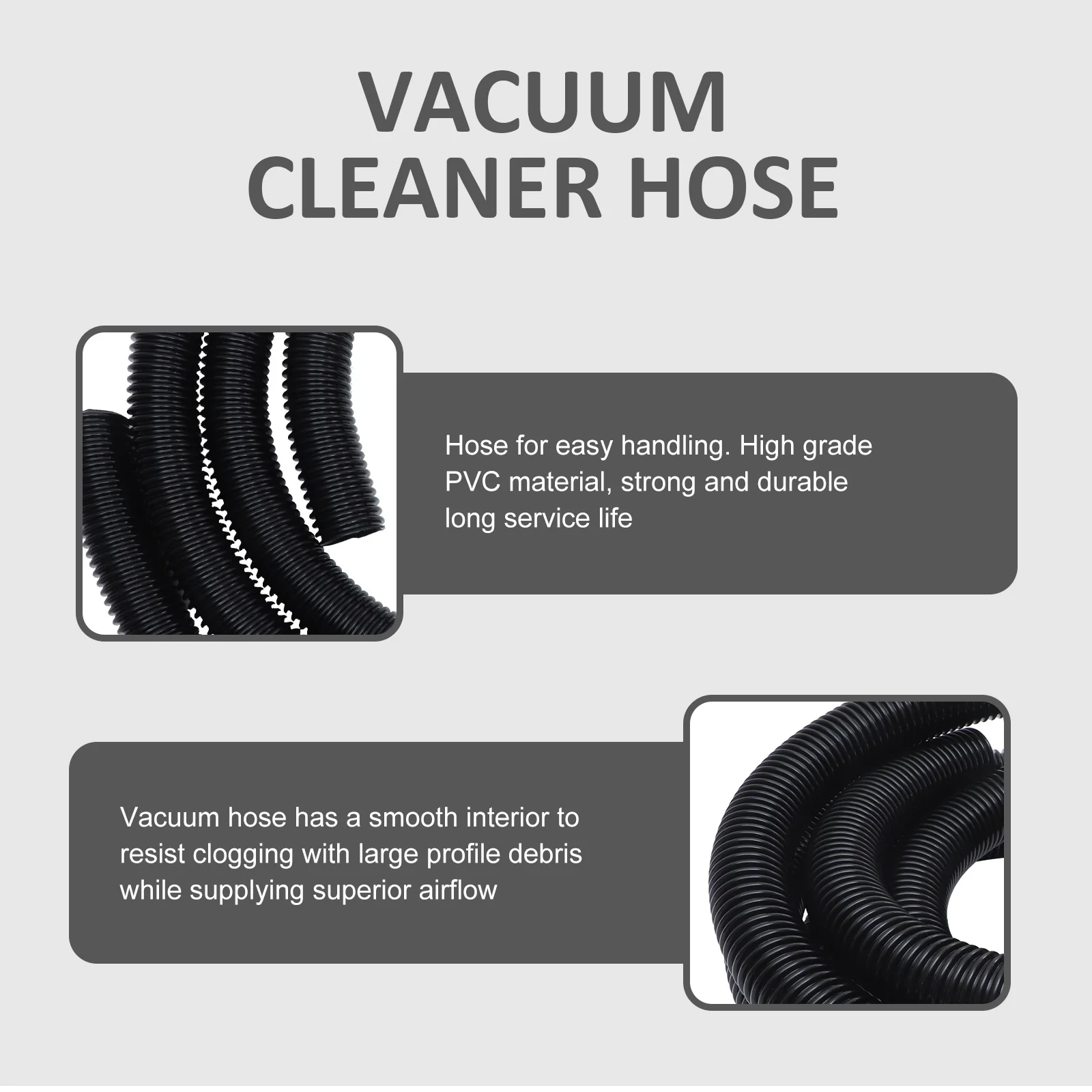 خرطوم المكنسة الكهربائية 32 مم القطر الداخلي ملحقات تمديد الأنبوب المرن تناسب أجزاء المكنسة الكهربائية الصناعية #2