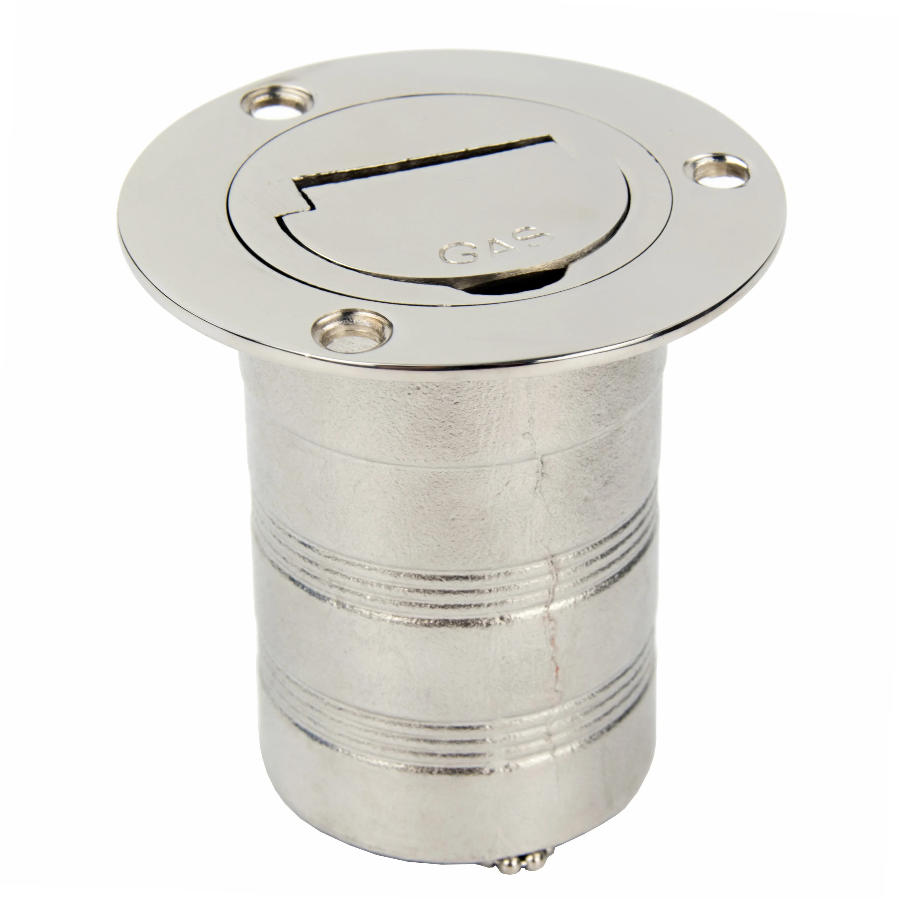 

2" Marine Boat Deck Fill Filler Cap Keyless 316 Stainless Steel for Gas Fuel Tank