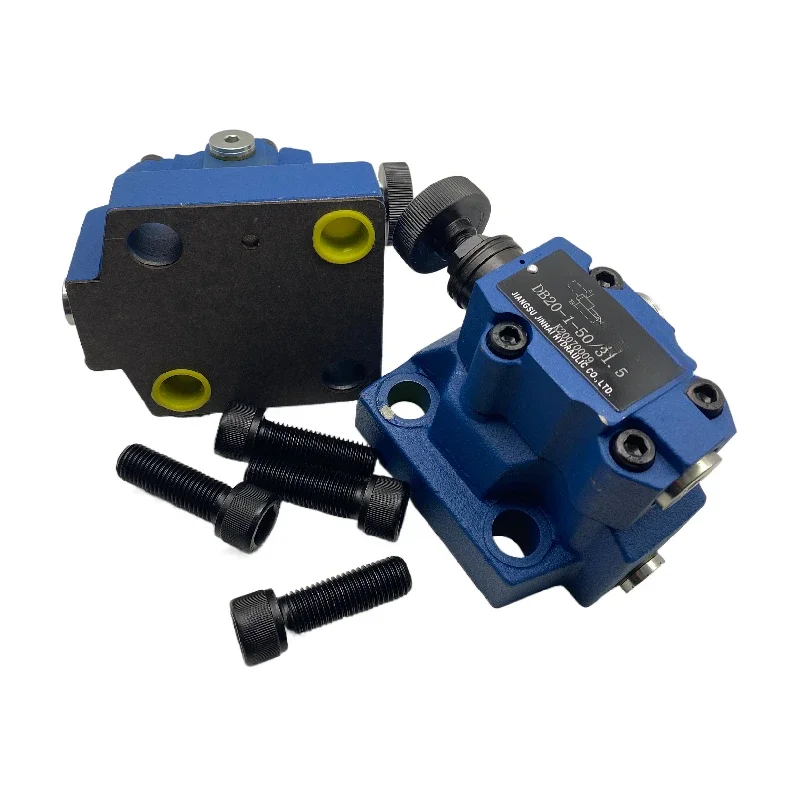 صمام تنفيس هيدروليكي Jinhai DB10-1-50/31 صمام خانق أحادي الاتجاه DB20 مكبس هيدروليكي