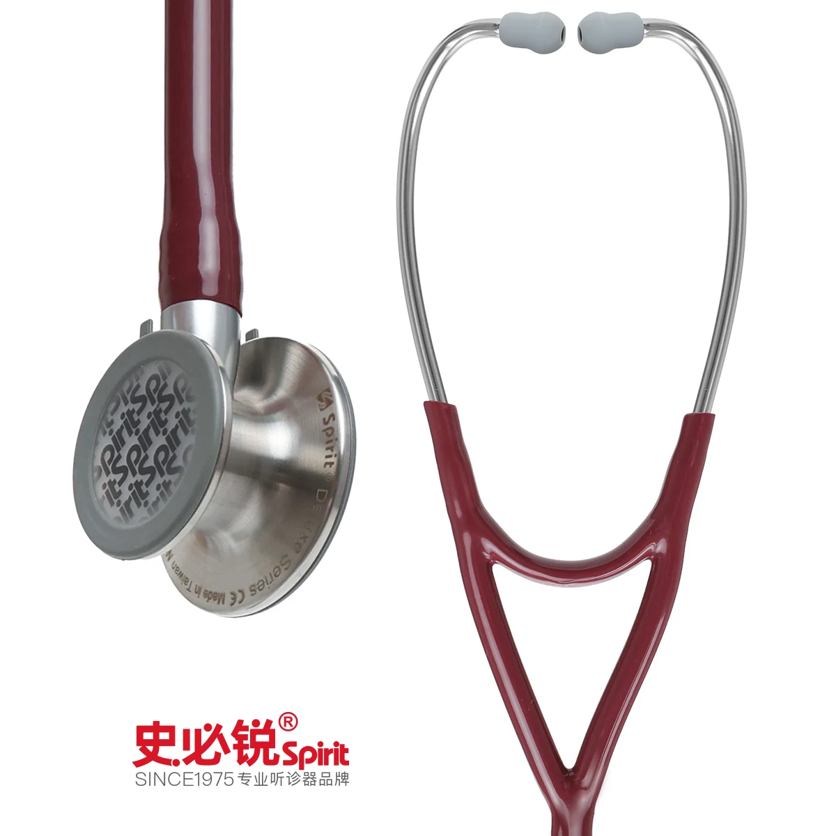 

Spirit Cardiology Master lll Stethoscope 731 Professional Double Head Stethoscope Red Stethoscope For Doctor Health Care