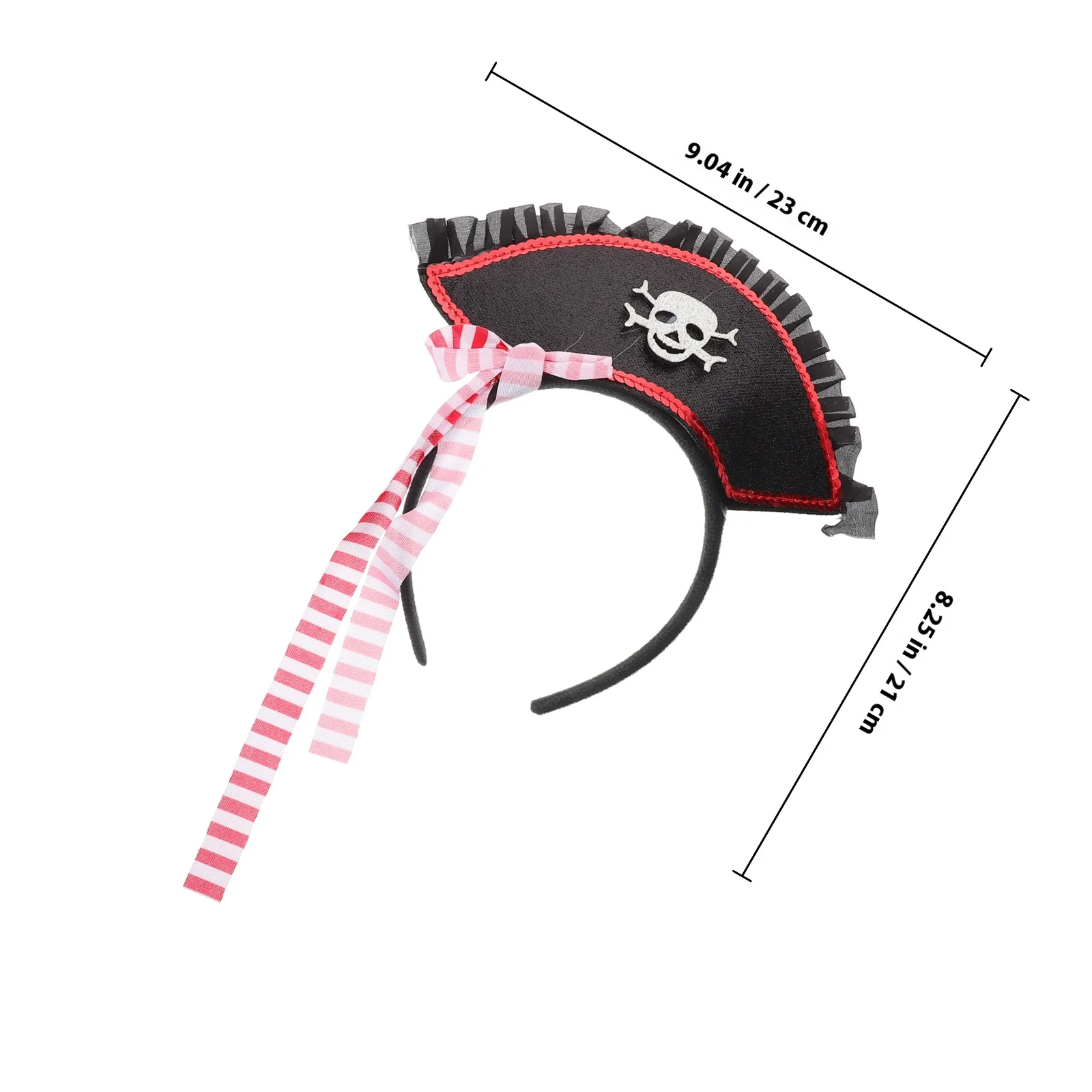 1 ensemble de masque pour les yeux de coiffure de Pirate, ensemble de costumes de Pirate d'halloween, accessoires de Cosplay créatifs et confortables, accessoires de spectacle de fête