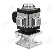 16-line level, green infrared laser, outdoor strong light flat water 3D wall applicator, high-precision automatic leveling