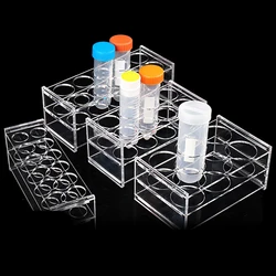 0.2ml/0.5ml/1.5ml/2ml/5ml/10ml/15ml/20ml/50ml Test Tube Rack Test Tubing Holder 8/10/12/18/24/40/48/96 Holes Lab School Supplies