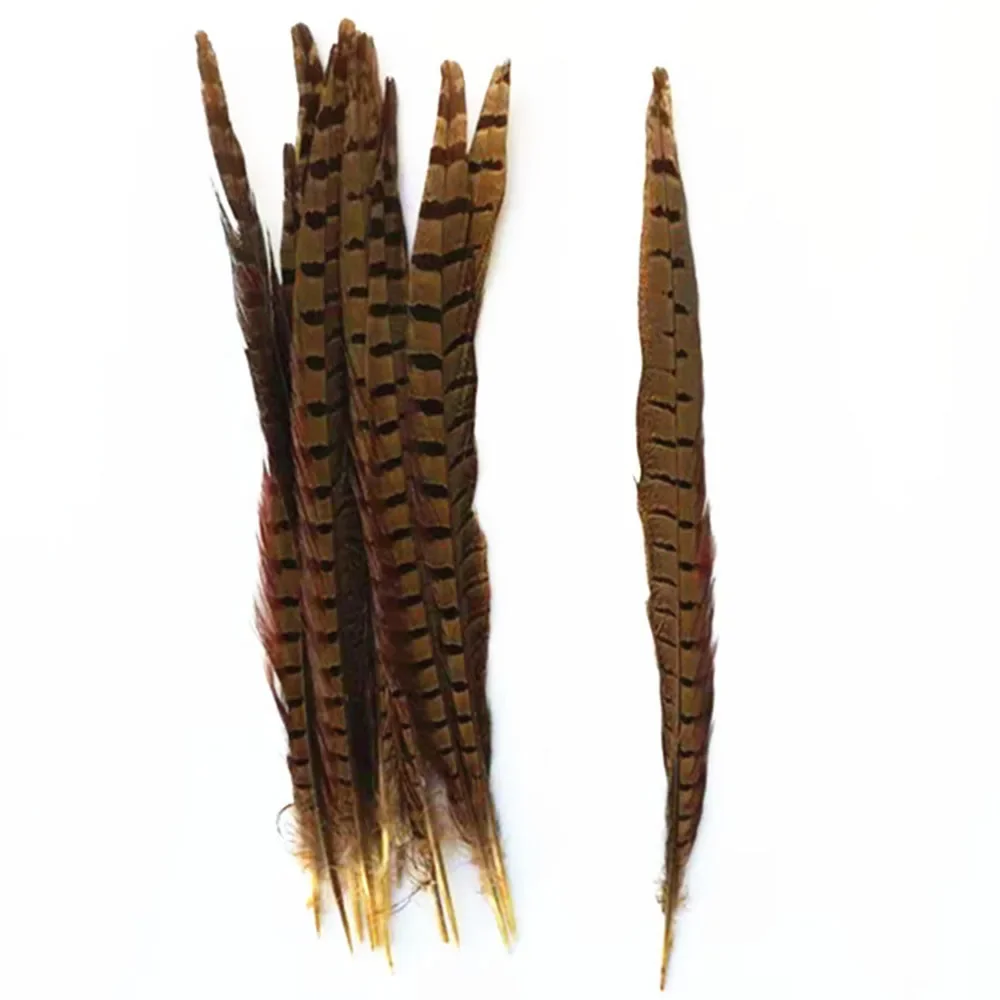 MNFT 10 pz/lotto 20-25cm (incluso stelo) materiale per la costruzione di mosche in piuma contadino per esche artificiali per la pesca a mosca degli