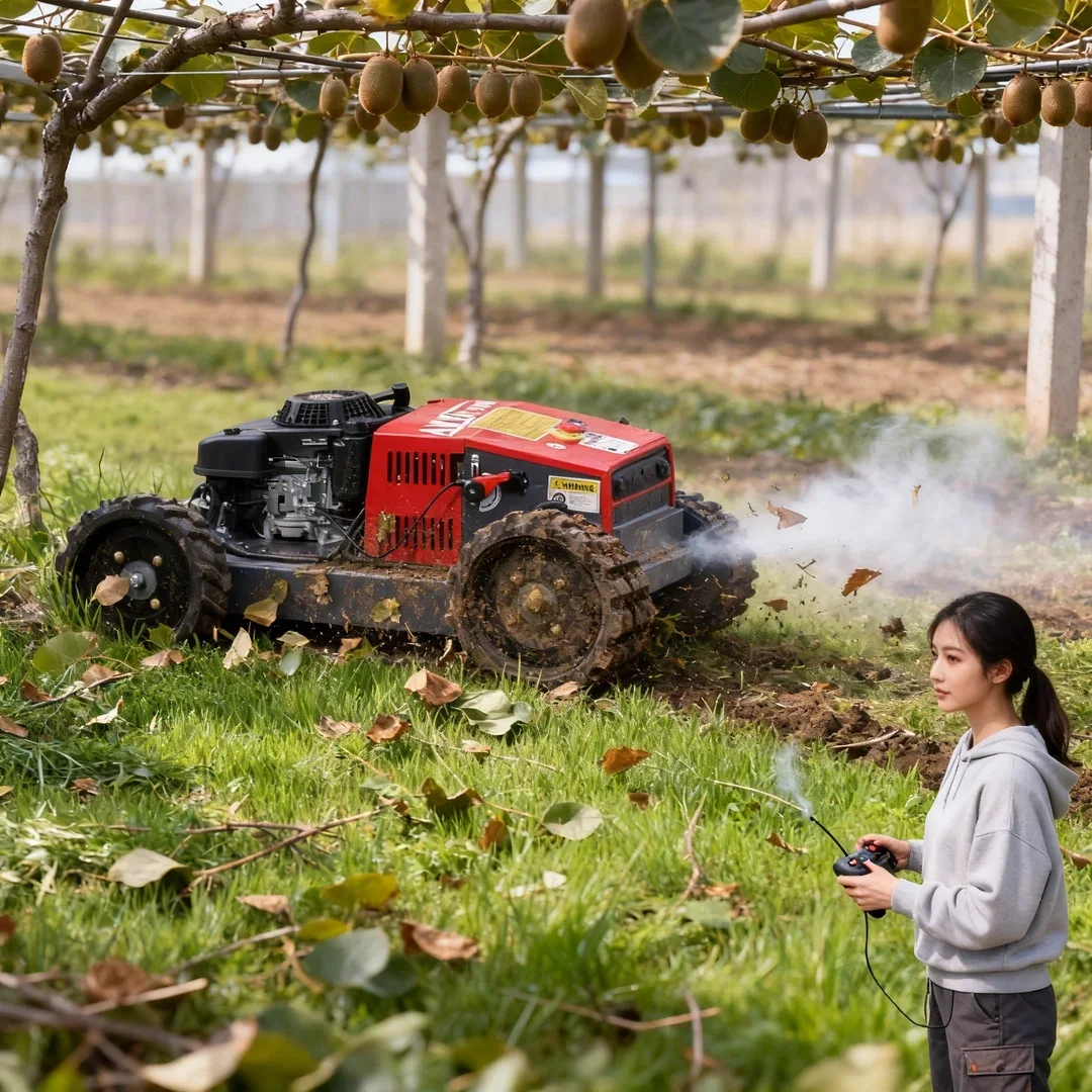 

Customized 4WD All-Terrain Small Robot Lawn Mower Fast Delivery 500mm Cutting Width for Large Lawn Yard Garden