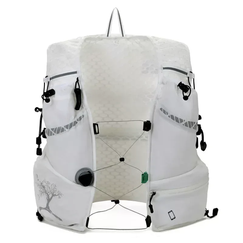 For 8L Unisex Hydration Vest Backpack for Cross Country Running Marathon Mountaineering and Outdoor Sports Lightweight Water