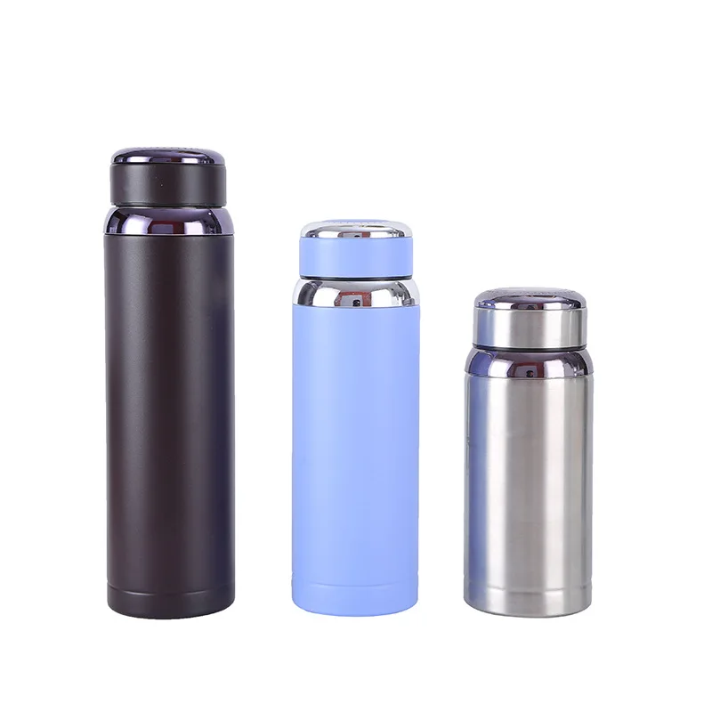 New Korean Simple and Fashionable Stainless Steel Thermos Cup High Value with Lock Student White Collar Coffee Straight Cup