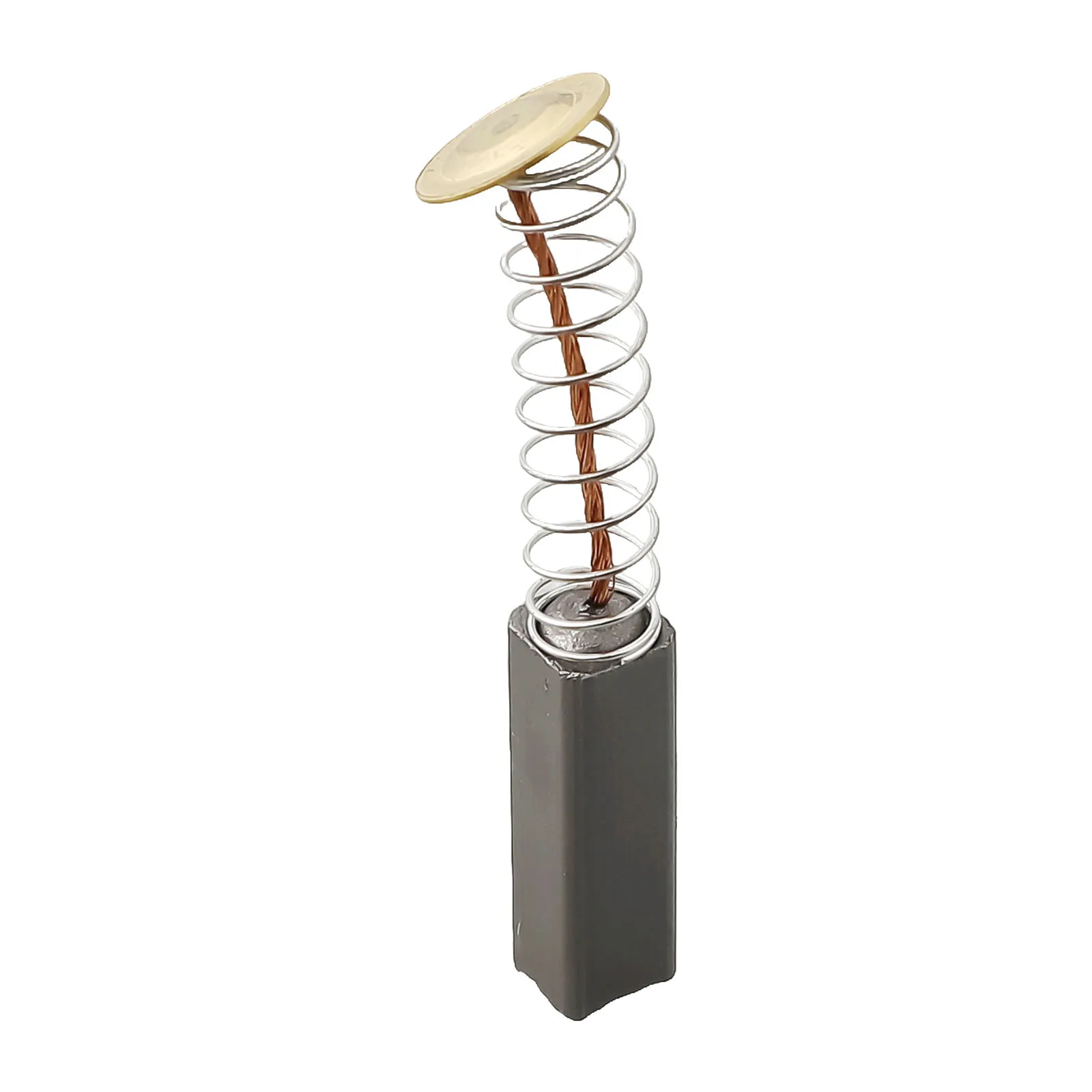 Escovas de Carvão para Ferramentas Elétricas, Comprimento da Mola 30mm, 10 Peças, 20x6x6mm, Alta Qualidade para Motores Elétricos, Esmerilhadeiras Ang