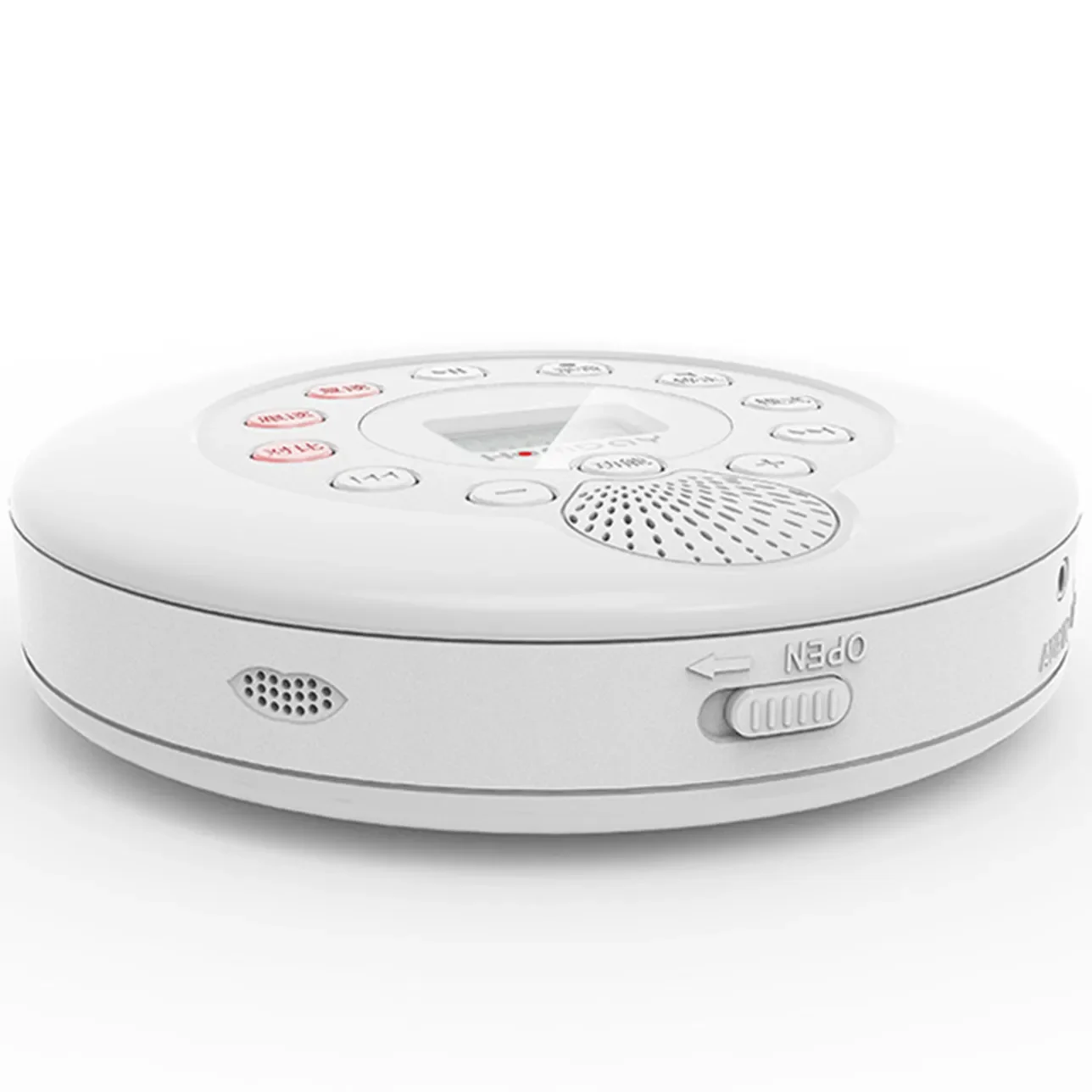 휴대용 CD 디스크 플레이어 스피커 학습 기계, 루프 플레이 전사 MP3 음악 워크맨 사운드 AUX 헤드폰 잭 오디오 리피터