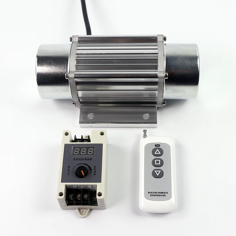 80W high power brushless vibration motor 12V24V concrete sieve cement tanker vibration motor voltage DC 24V