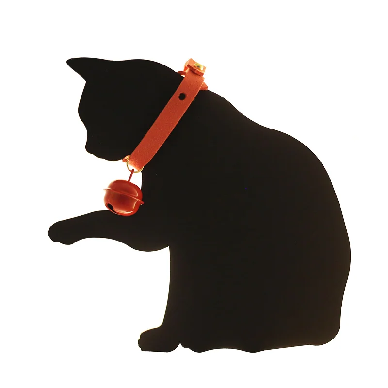 

Black cat silhouette light, Pikachu human body induction night light