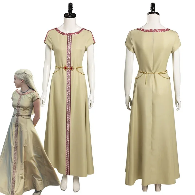 Disfraz de princesa Medieval Rhaenyra TV Dragon, disfraz de casa para mujer adulta, traje de fantasía para juego de rol, Halloween