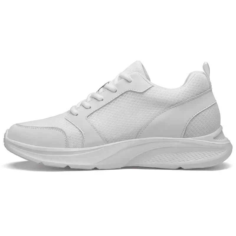 Męskie buty podwyższające wysokość trampki buty dla mężczyzn 10cm sportowe buty w stylu casual niewidoczne wewnętrzne podwyższanie 8cm męskie