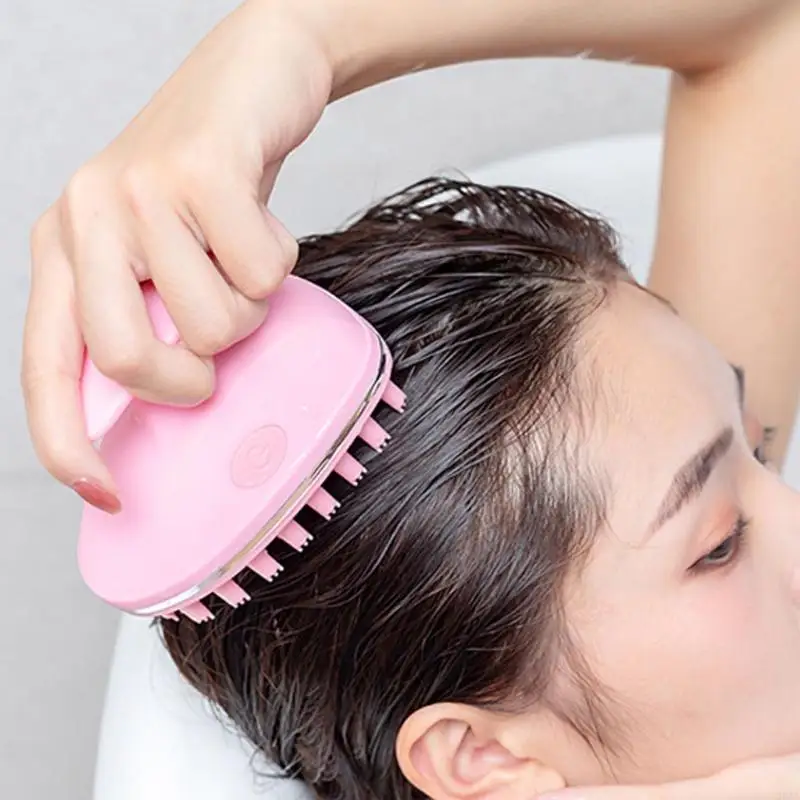 28TA Electric Hair Shampoo Brush 3 VibrationMode for Head Scratcher Massager Stress