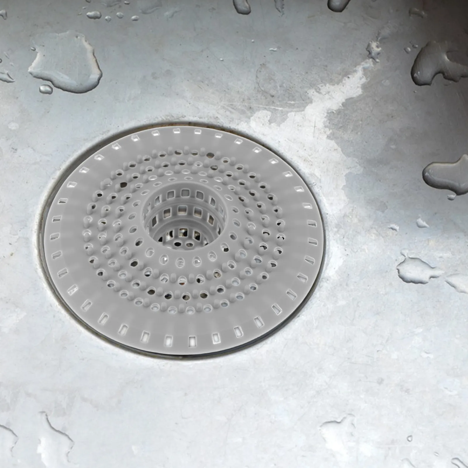 

3Pcs Silicone Drain Hair Catcher Flexible Shower Bathtub Sink Strainer Covers Hair Stopper Anti-Clogging Filter Bathroom Drain