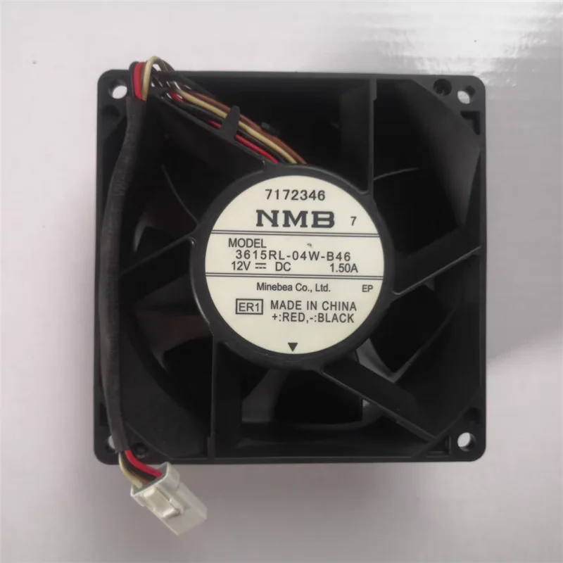 1 ST VOOR NMB 3615RL-04W-B46 ER1 DC 12 V 1.50A 90x90x38mm Koelventilator