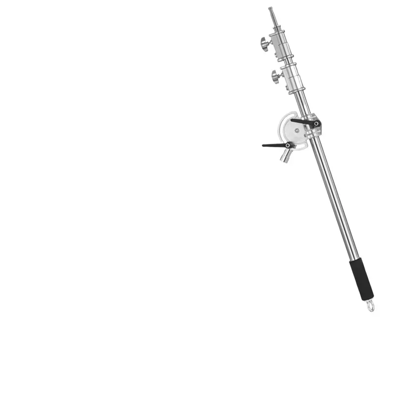 2.5M Magic Leg C-frame Cross Bar Flash Top Light Stand Film and Television Light Flag Plate Stainless Steel Bold Cross Arm