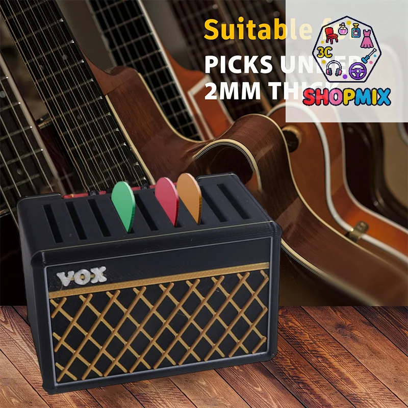 

Guitar Picks Holder Box, Guitar Pick Display Holder, Guitar Pick Storage Box Set For Guitar Players And Music Enthusiasts
