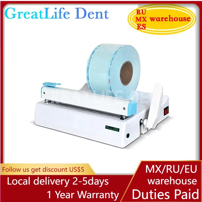 

GreatLife Disinfection Sterilization Bag Packaging Sealer Automatic Sealing Machine Dental Sealing Machine Sterilization Roll