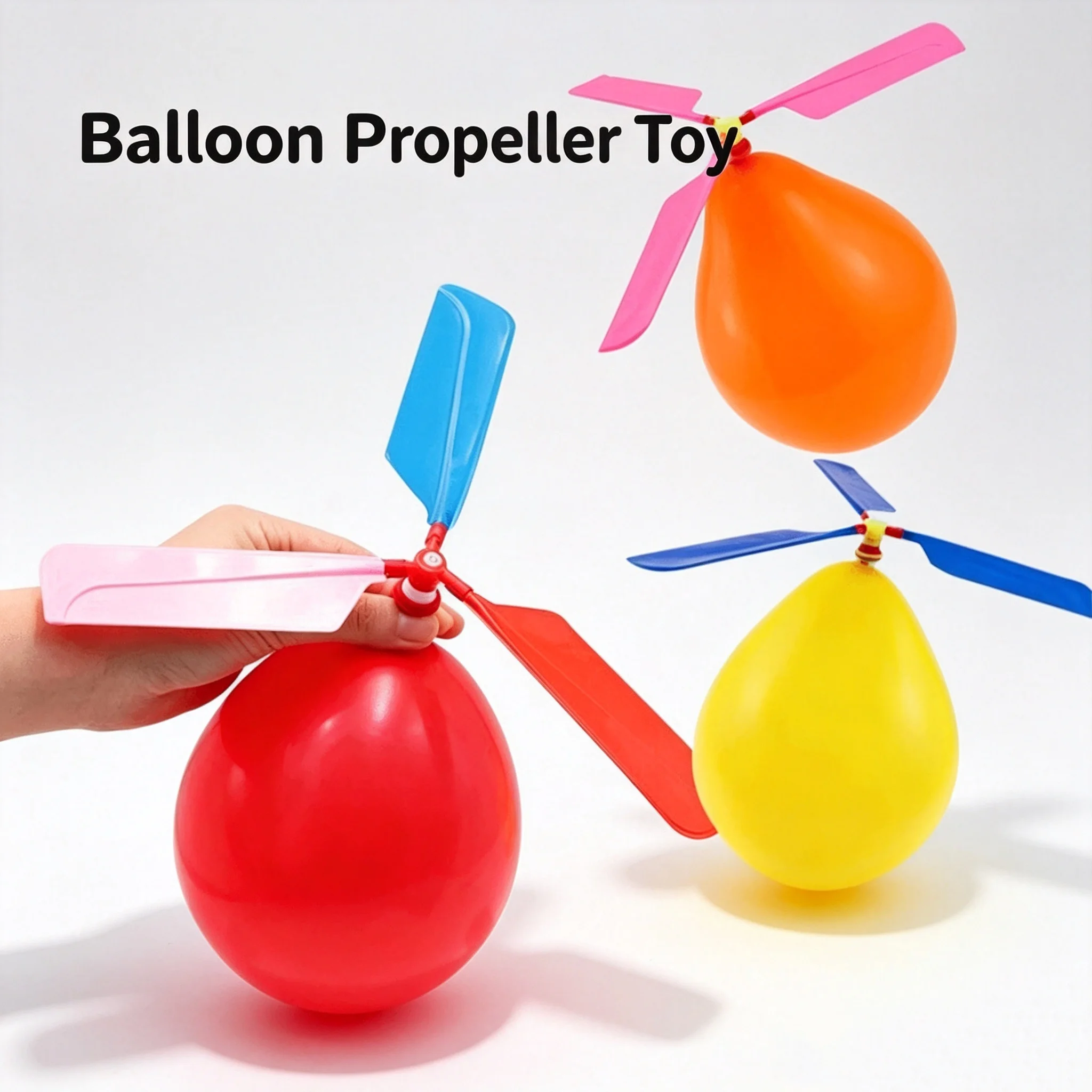 Kids Toys Helicopter - 3/6 Stück Kinder Outdoor Ballon-Helikopter Propeller