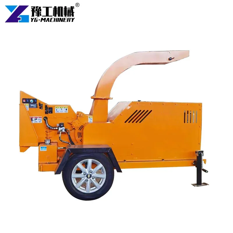 Best price wood chipper  mobile wood crusher wood chipper machine shredder tree branch