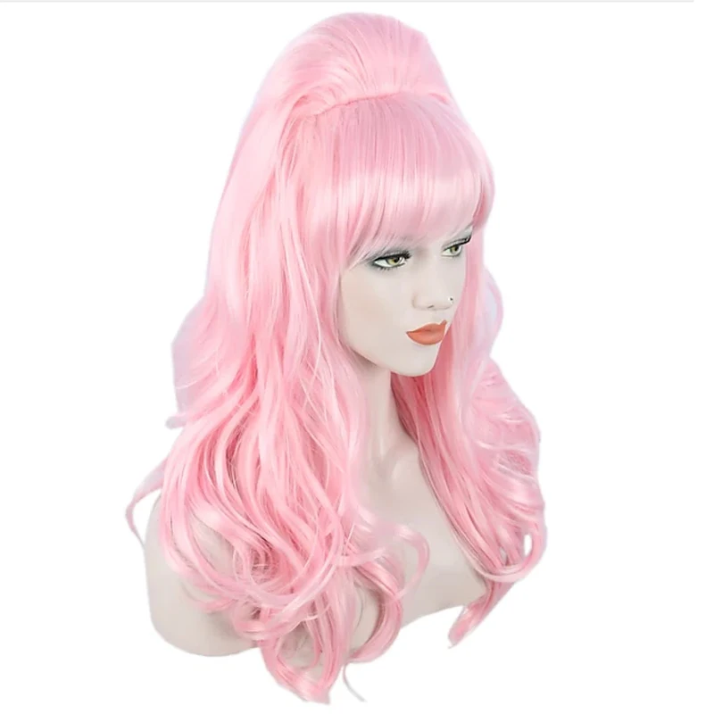HAIRJOY ​​Synthetische Haar-Bienenstock-Perücke für Damen, lockig, lang, hitzebeständig, Cosplay-Perücken – Detail 14
