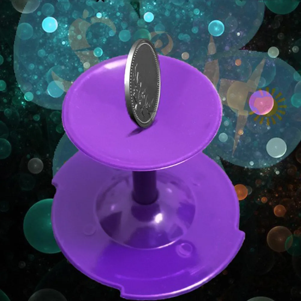 Hucha Giratoria Morada Creativa y Divertida para Niños y Niñas, Fomenta el Ahorro de Dinero, Alivia el Estrés