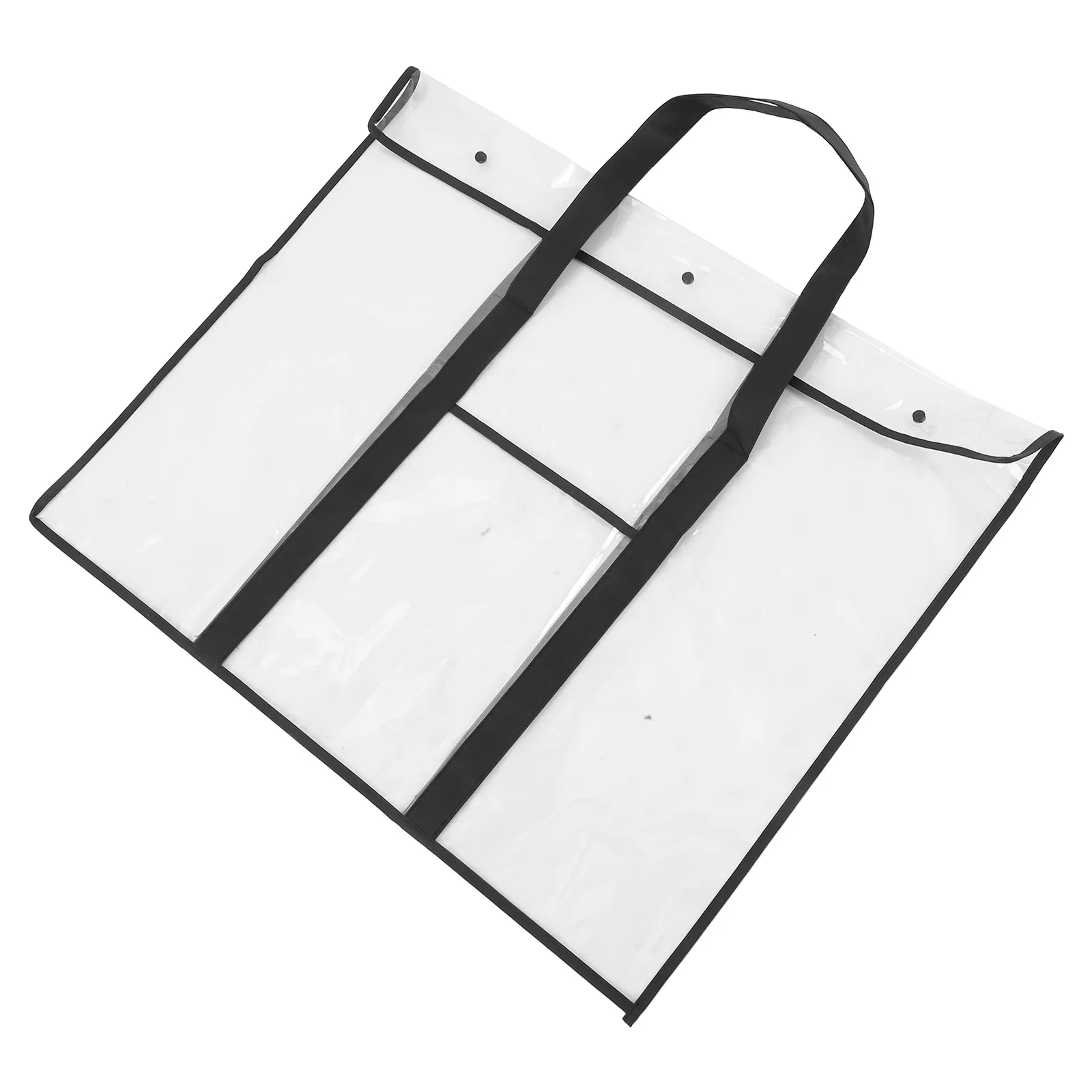 حقيبة لوحة رسم كبيرة شفافة منظم تخزين الأعمال الفنية المحمولة لأدوات الطلاء حقيبة مجلد حامل القماش #1