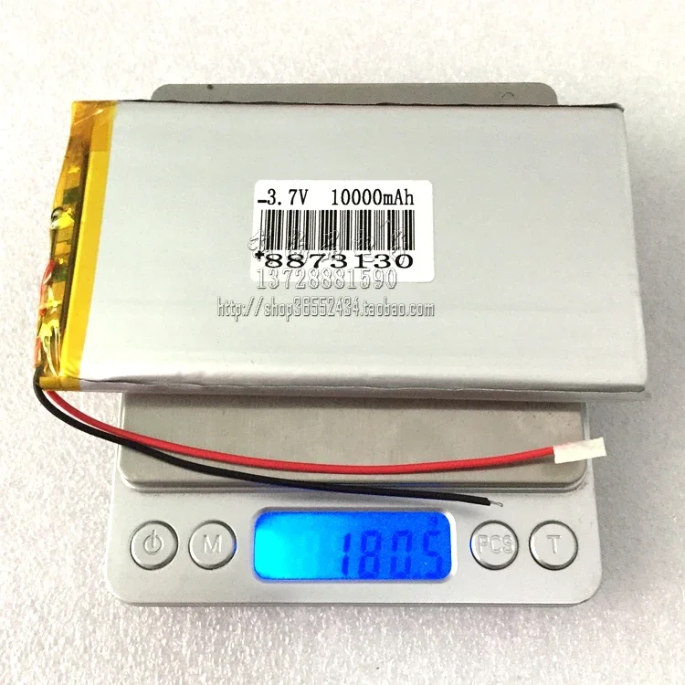 Большая емкость 10000 мАч 3,7 В полимерная литиевая батарея для зарядки сокровища для мобильного источника питания 8873130