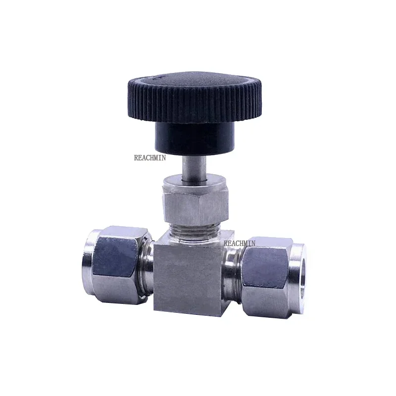 

304 Stainless Steel High Pressure Acid Proof Crane Adjustable Needle Valve 6mm 8mm 10mm 1/4" 3/8" 1/2" Pipe OD