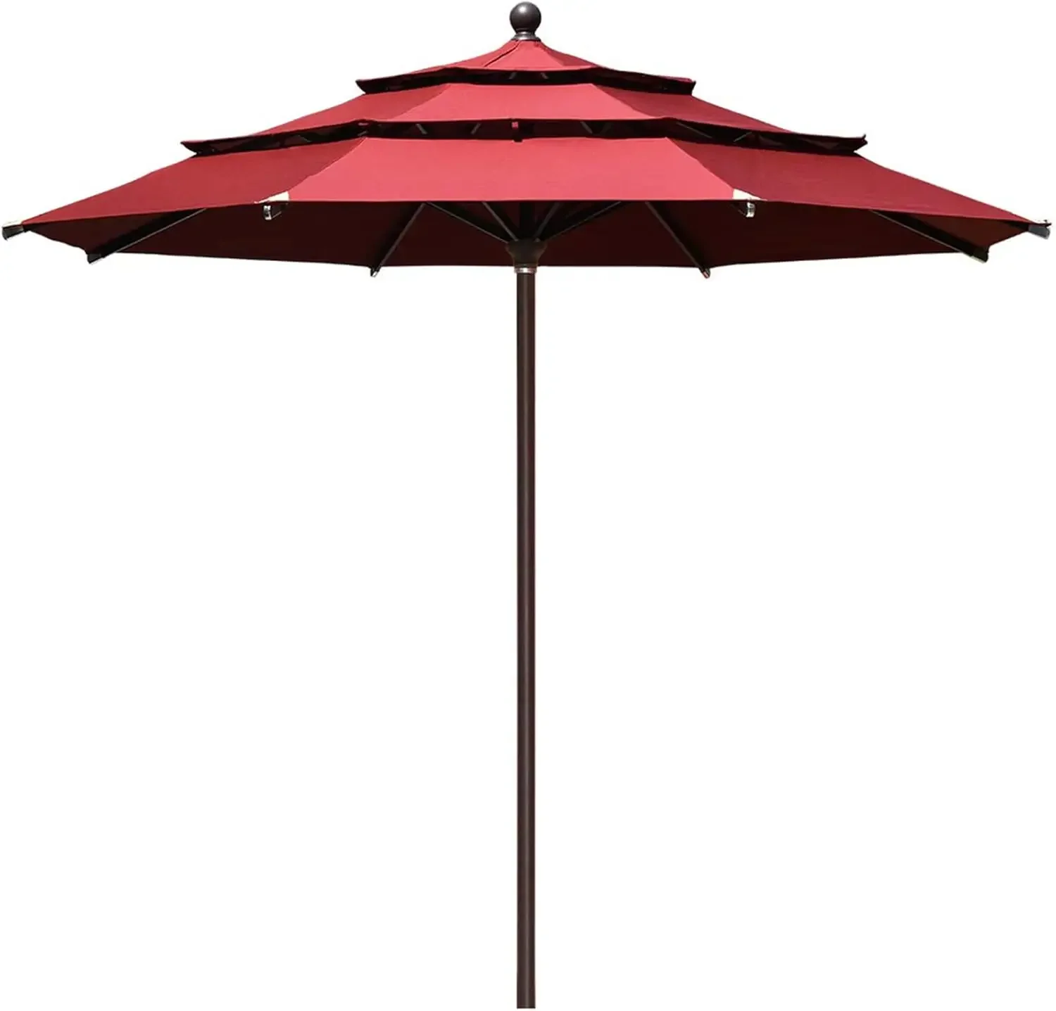 

USA 3-Tier Patio Umbrella for Outdoor restaurant Garden Courtyard Deck Pool and Marketing