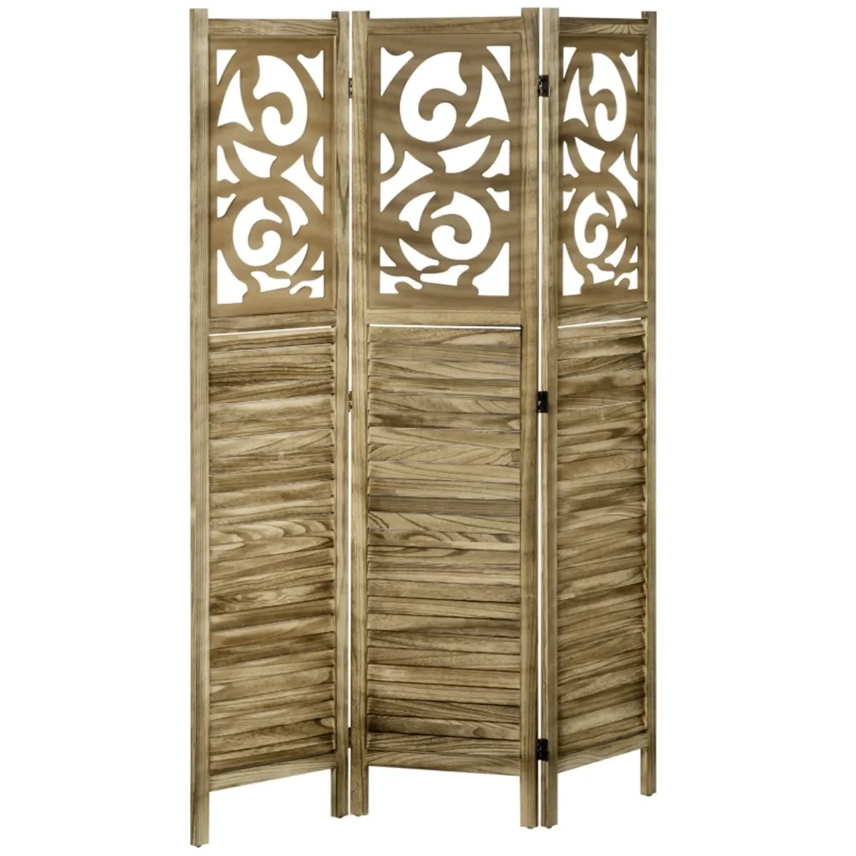 

Privacy Screen Three-panel design, great for creating a personal space or dividing up large rooms Solid wood frame furniture