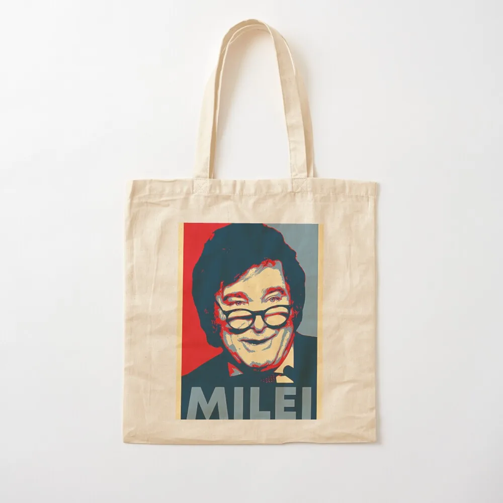 حقيبة يد Javier Milei Hope Tote حقيبة يد نسائية حقيبة يد للسيدات من القماش #2